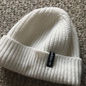 Adidas White Beanie
